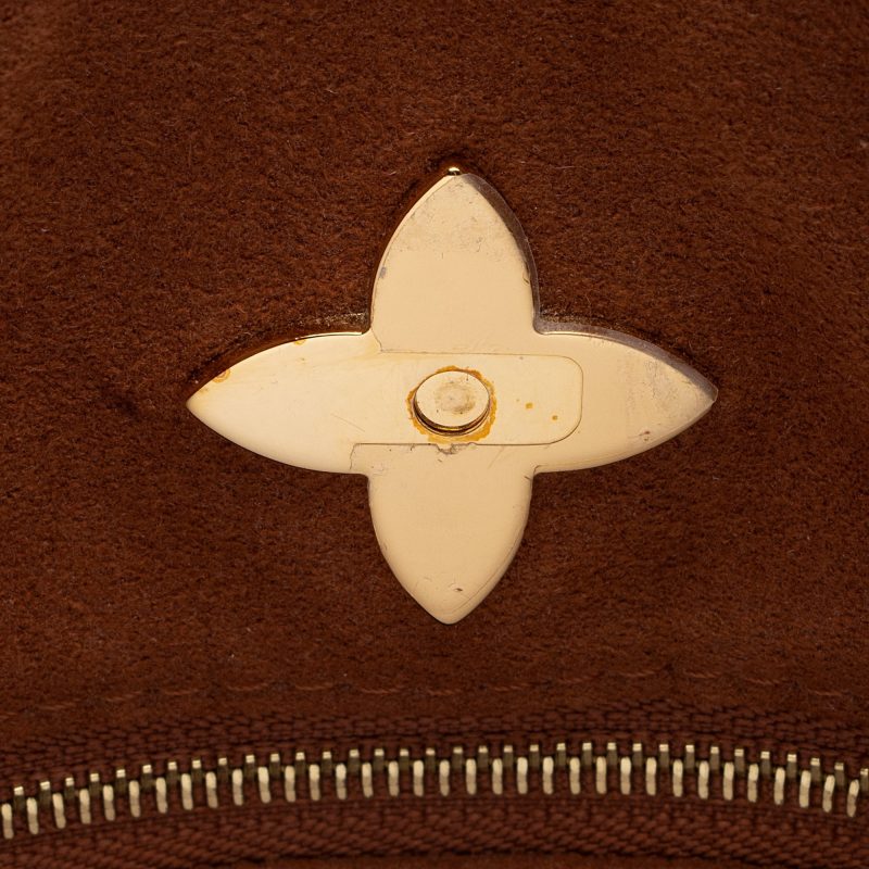 Louis Vuitton Monogram Canvas Flower Hobo (SHF-22168) - Image 8
