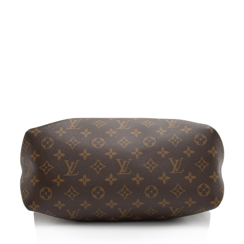 Louis Vuitton Monogram Canvas Flower MM Zip Tote (SHF-Kg9eLW) - Image 3