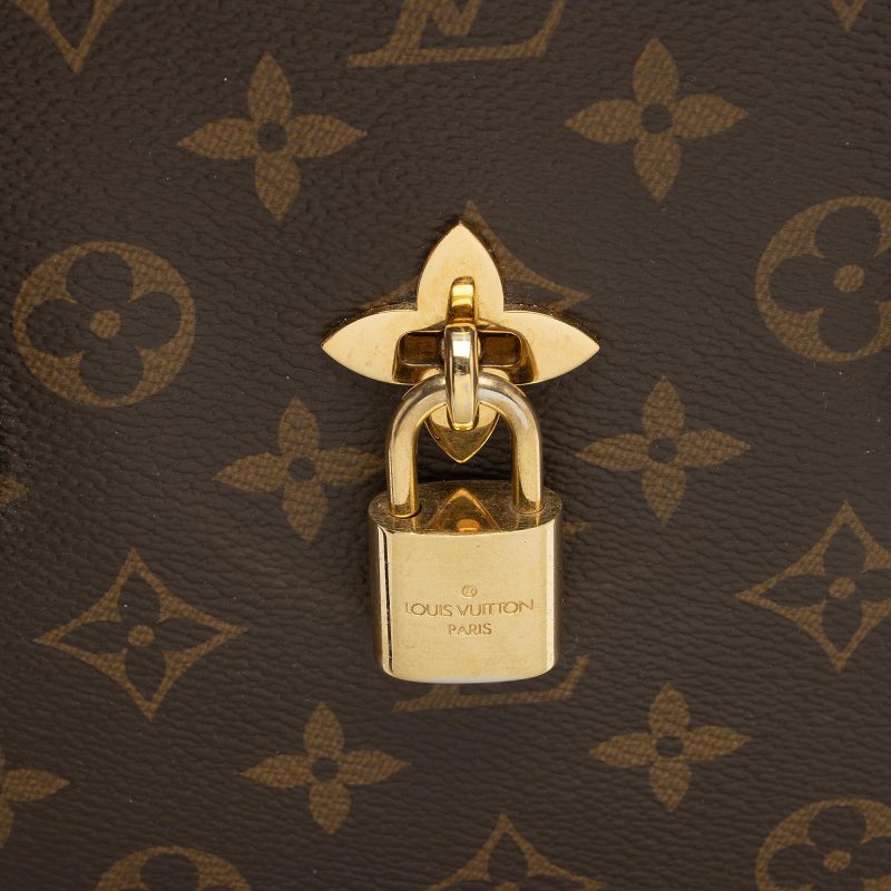 Louis Vuitton Monogram Canvas Flower MM Zip Tote (SHF-Kg9eLW) - Image 17