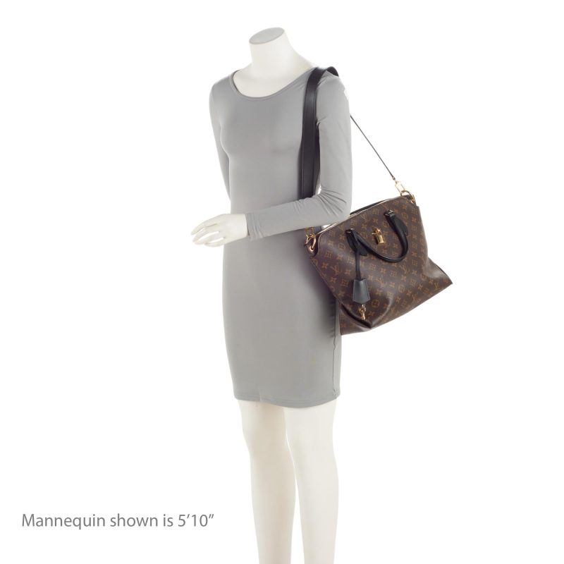Louis Vuitton Monogram Canvas Flower MM Zip Tote (SHF-Kg9eLW) - Image 4