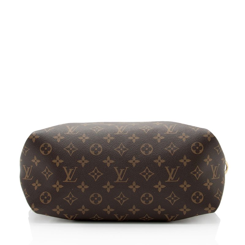 Louis Vuitton Monogram Canvas Flower MM Zip Tote (SHF-9JBTnX) - Image 3