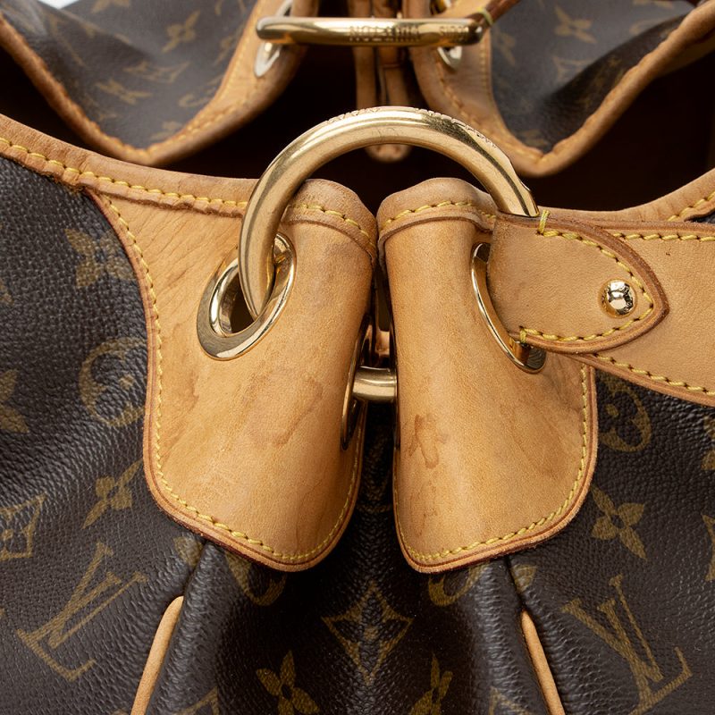 Louis Vuitton Monogram Canvas Galliera GM Shoulder Bag (SHF-21210) - Image 9