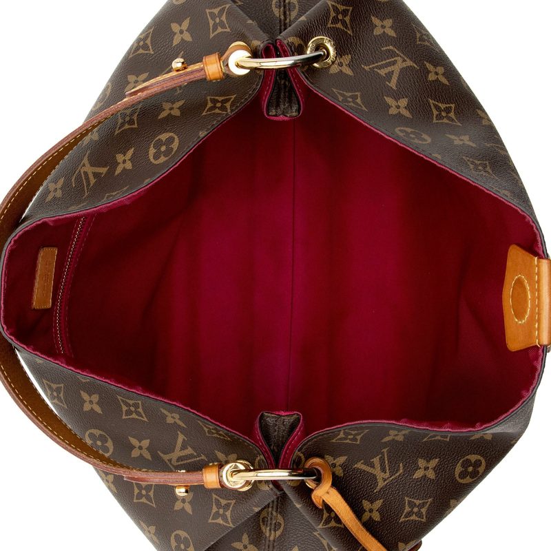 Louis Vuitton Monogram Canvas Graceful MM Hobo (SHF-0g4KDP) - Image 6