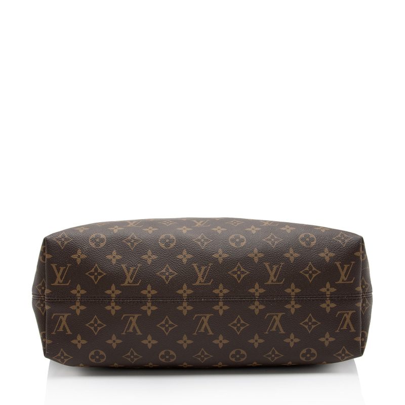 Louis Vuitton Monogram Canvas Graceful MM Hobo (SHF-PRLVbc) - Image 3