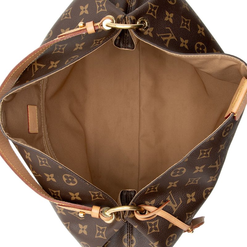 Louis Vuitton Monogram Canvas Graceful MM Hobo (SHF-ovfcpu) - Image 6