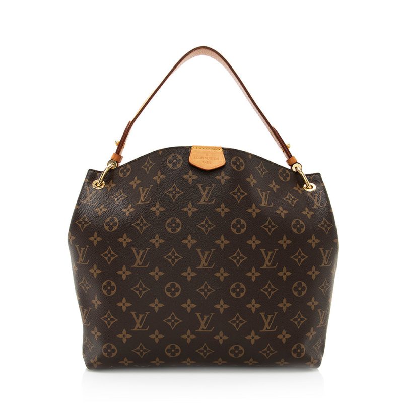 Louis Vuitton Monogram Canvas Graceful PM Hobo (SHF-19963) - Image 13