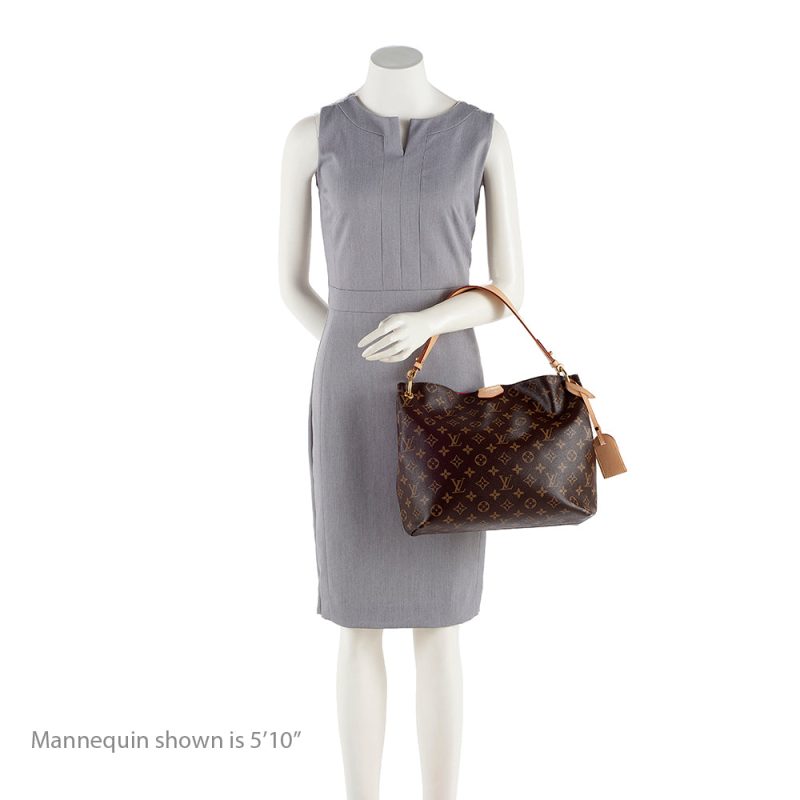 Louis Vuitton Monogram Canvas Graceful PM Hobo (SHF-19963) - Image 4
