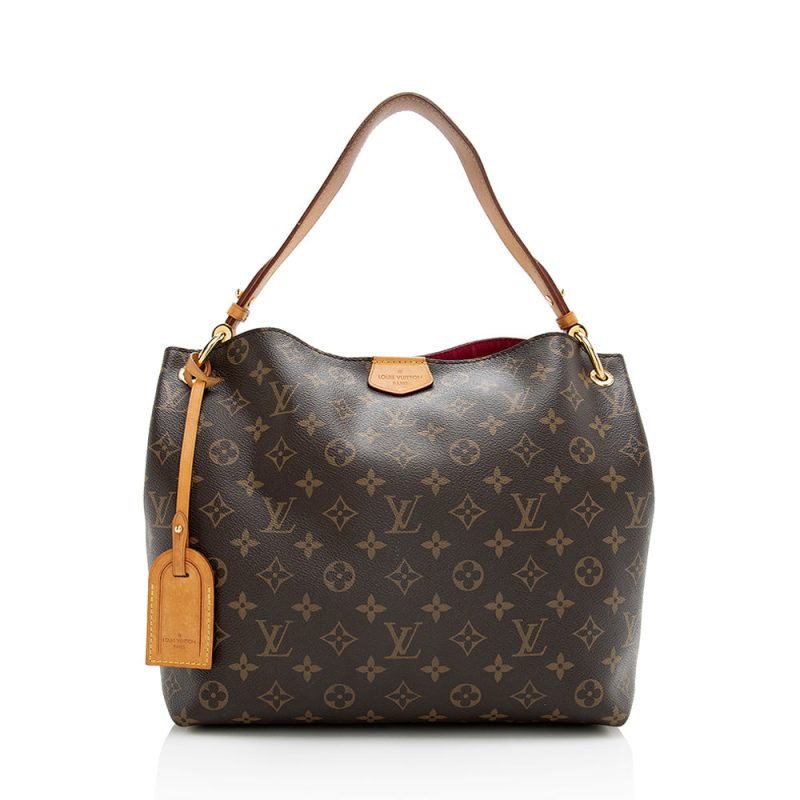 Louis Vuitton Monogram Canvas Graceful PM Hobo (SHF-20956) - Image 19