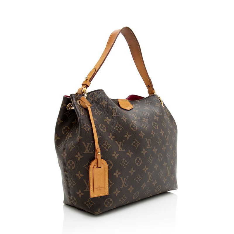 Louis Vuitton Monogram Canvas Graceful PM Hobo (SHF-20956)