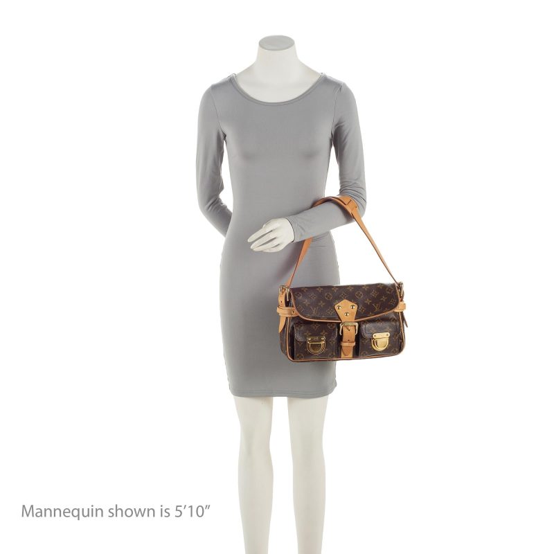 Louis Vuitton Monogram Canvas Hudson PM Shoulder Bag (SHF-23168) - Image 4