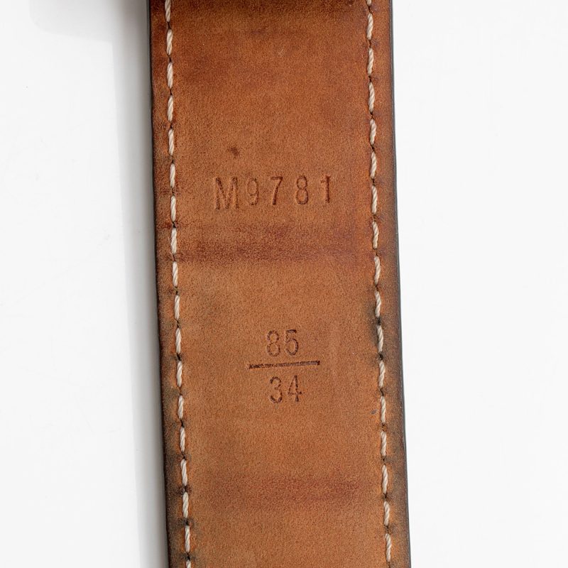 Louis Vuitton Monogram Canvas Initiales Belt - Size 34 / 85 (SHF-eTmAOY) - Image 2