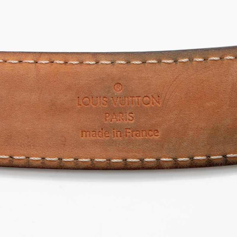 Louis Vuitton Monogram Canvas Initiales Belt - Size 34 / 85 (SHF-eTmAOY) - Image 3