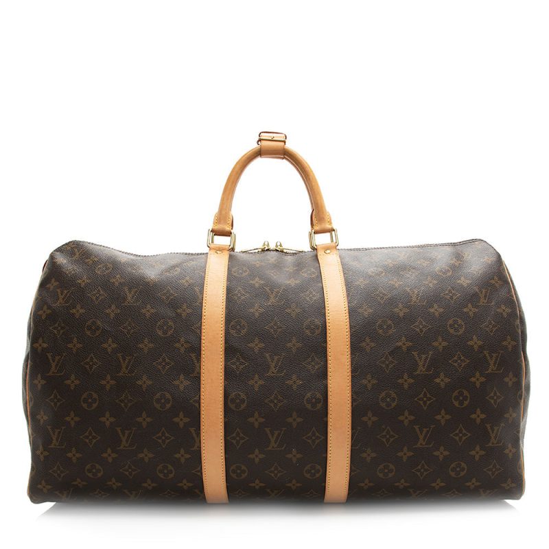 Louis Vuitton Monogram Canvas Keepall 55 Duffel Bag (SHF-20296) - Image 18