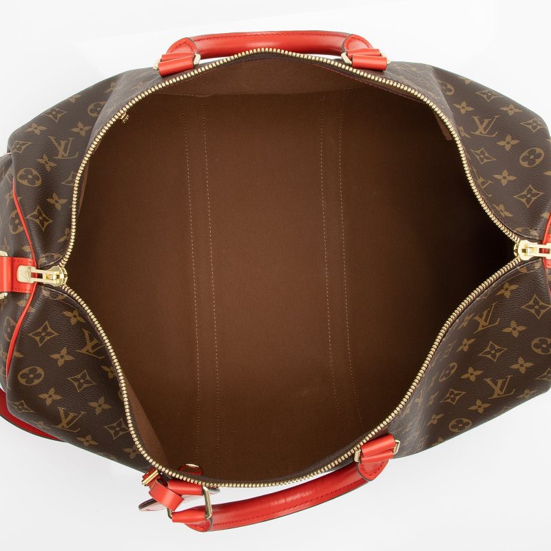 Louis Vuitton Monogram Canvas Keepall Bandouliere 50 Duffle Bag (SHF-23912) - Image 5