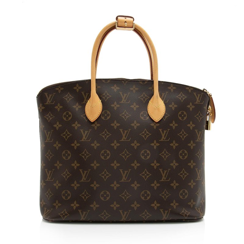 Louis Vuitton Monogram Canvas Lockit MM Satchel (SHF-23823) - Image 2