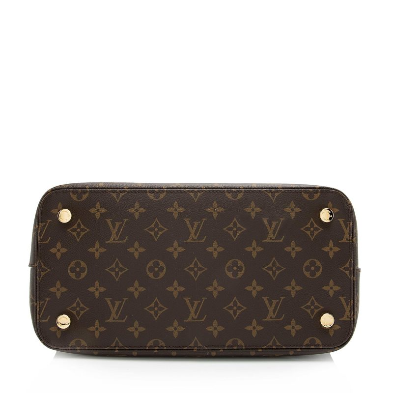 Louis Vuitton Monogram Canvas Lockit MM Satchel (SHF-23823) - Image 3