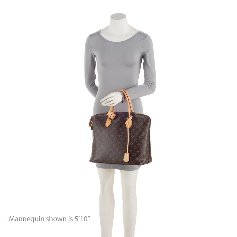 Louis Vuitton Monogram Canvas Lockit MM Satchel (SHF-23823) - Image 4