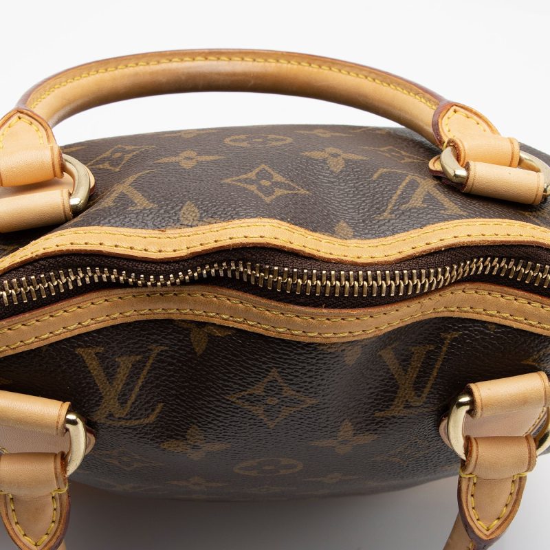 Louis Vuitton Monogram Canvas Lockit Satchel (SHF-sassyg) - Image 10