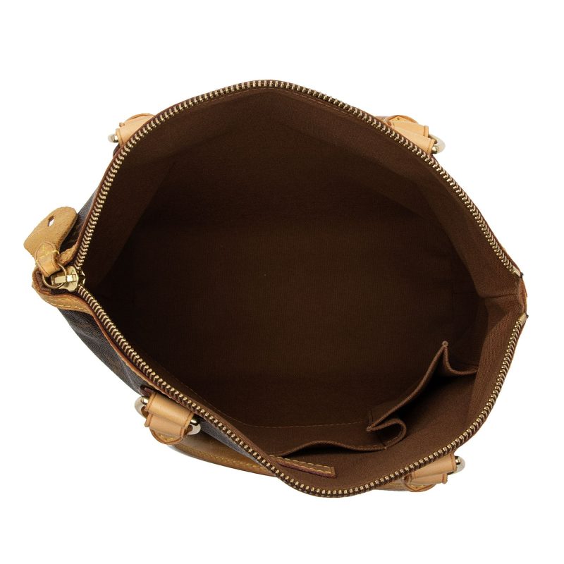 Louis Vuitton Monogram Canvas Lockit Satchel (SHF-sassyg) - Image 6