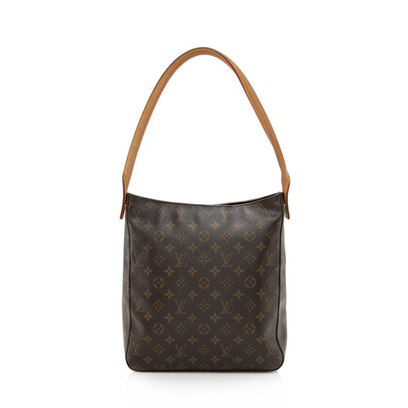 Louis Vuitton Monogram Canvas Looping GM Shoulder Bag (SHF-15767) - Image 2