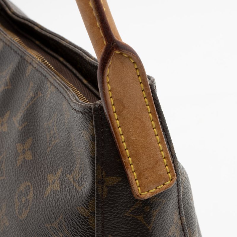 Louis Vuitton Monogram Canvas Looping GM Shoulder Bag (SHF-15767) - Image 13