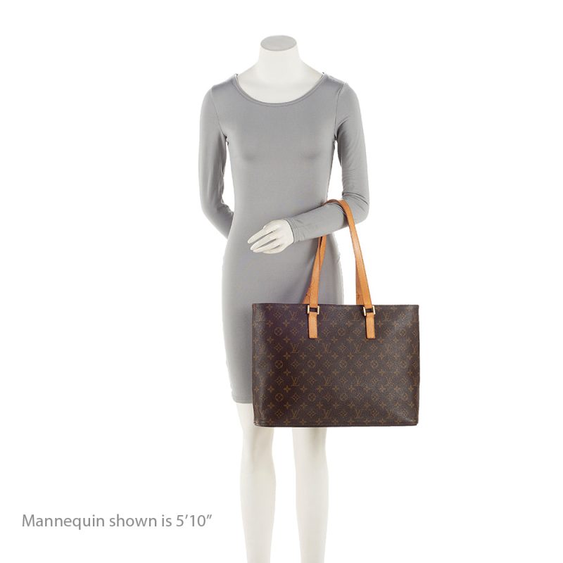 Louis Vuitton Vintage Monogram Canvas Luco Tote (SHF-21104) - Image 4