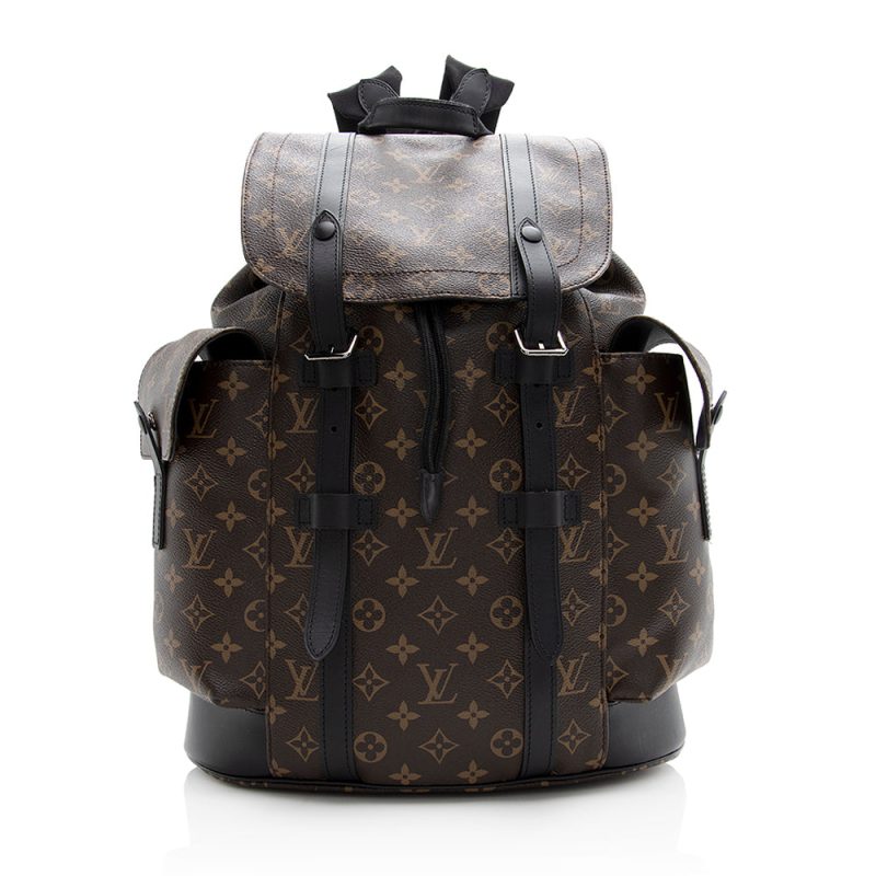 Louis Vuitton Monogram Canvas Macassar Christopher PM Backpack (SHF-21370) - Image 11