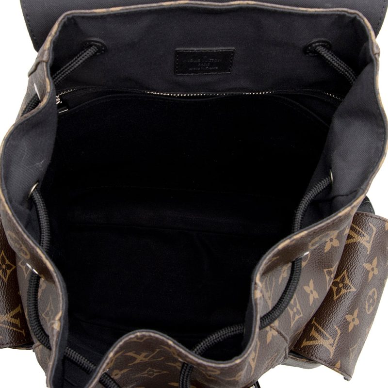 Louis Vuitton Monogram Canvas Macassar Christopher PM Backpack (SHF-21370) - Image 5