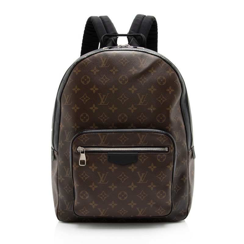 Louis Vuitton Monogram Canvas Macassar Josh Backpack (SHF-FytZ93) - Image 18