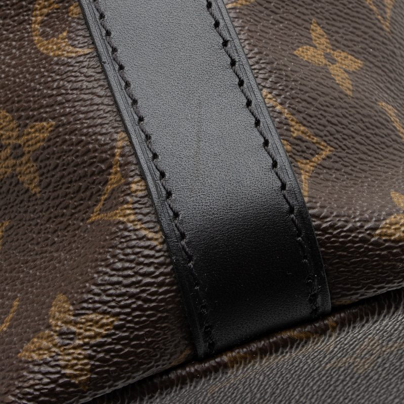 Louis Vuitton Monogram Canvas Macassar Kitan Tote (SHF-22793) - Image 14