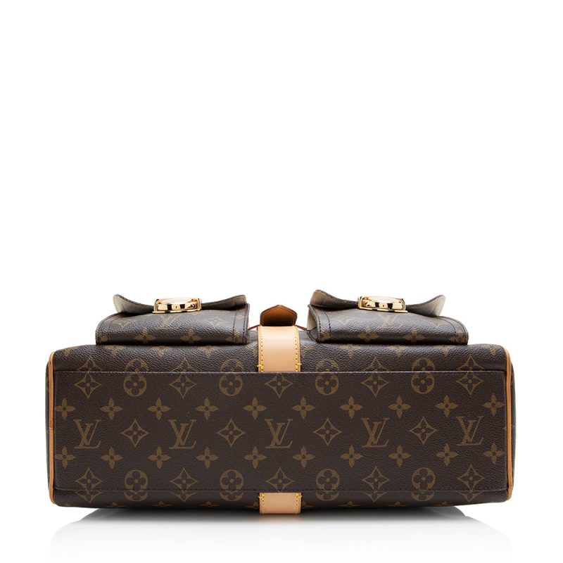 Louis Vuitton Monogram Canvas Manhattan GM Satchel (SHF-21649) - Image 3