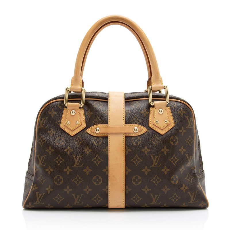 Louis Vuitton Monogram Canvas Manhattan GM Satchel (SHF-23430) - Image 2
