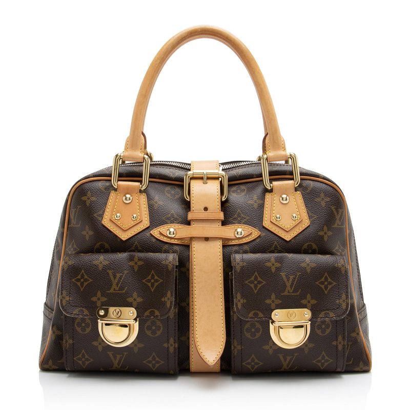 Louis Vuitton Monogram Canvas Manhattan GM Satchel (SHF-23430) - Image 14