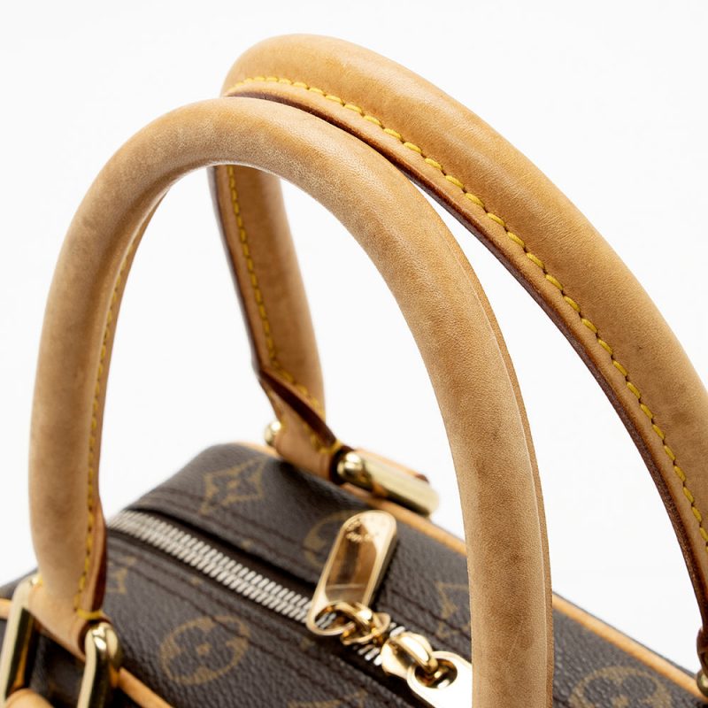 Louis Vuitton Monogram Canvas Manhattan PM Satchel (SHF-18932) - Image 12