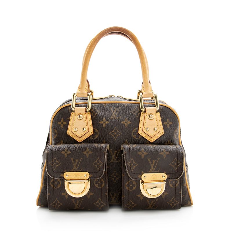 Louis Vuitton Monogram Canvas Manhattan PM Satchel - FINAL SALE (SHF-19111) - Image 19