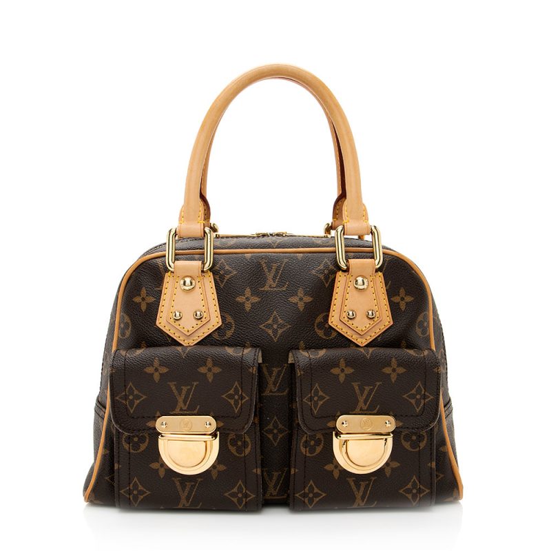 Louis Vuitton Monogram Canvas Manhattan PM Satchel (SHF-19967) - Image 14