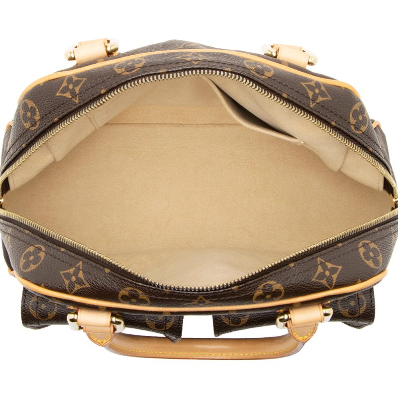 Louis Vuitton Monogram Canvas Manhattan PM Satchel (SHF-19967) - Image 6