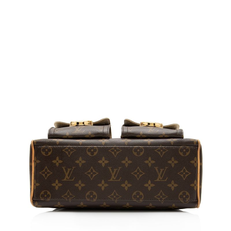 Louis Vuitton Monogram Canvas Manhattan PM Satchel (SHF-ZABdGZ) - Image 3