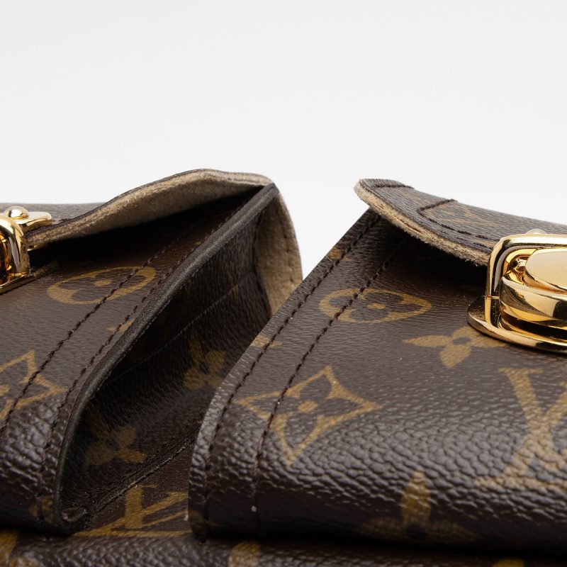 Louis Vuitton Monogram Canvas Manhattan PM Satchel (SHF-ZABdGZ) - Image 18