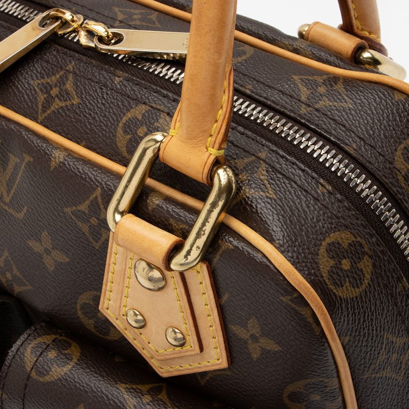 Louis Vuitton Monogram Canvas Manhattan PM Satchel (SHF-ZABdGZ) - Image 14