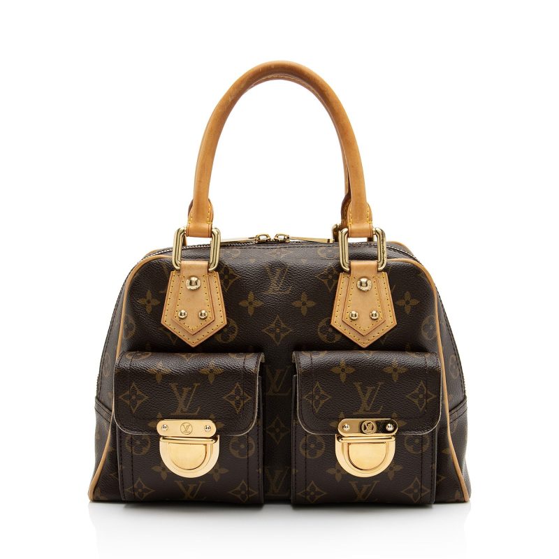 Louis Vuitton Monogram Canvas Manhattan PM Satchel (SHF-ZABdGZ) - Image 20