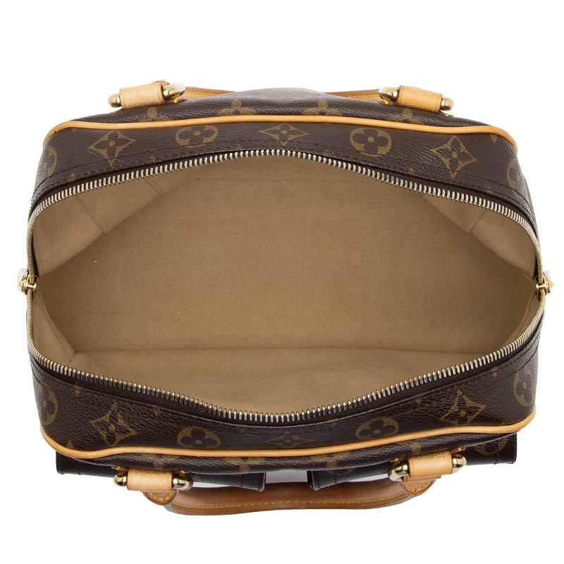 Louis Vuitton Monogram Canvas Manhattan PM Satchel (SHF-ZABdGZ) - Image 6