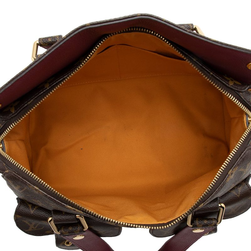 Louis Vuitton Monogram Canvas Manhattan Satchel (SHF-16518) - Image 6