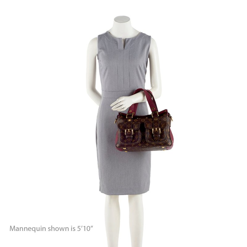 Louis Vuitton Monogram Canvas Manhattan Satchel (SHF-16518) - Image 4