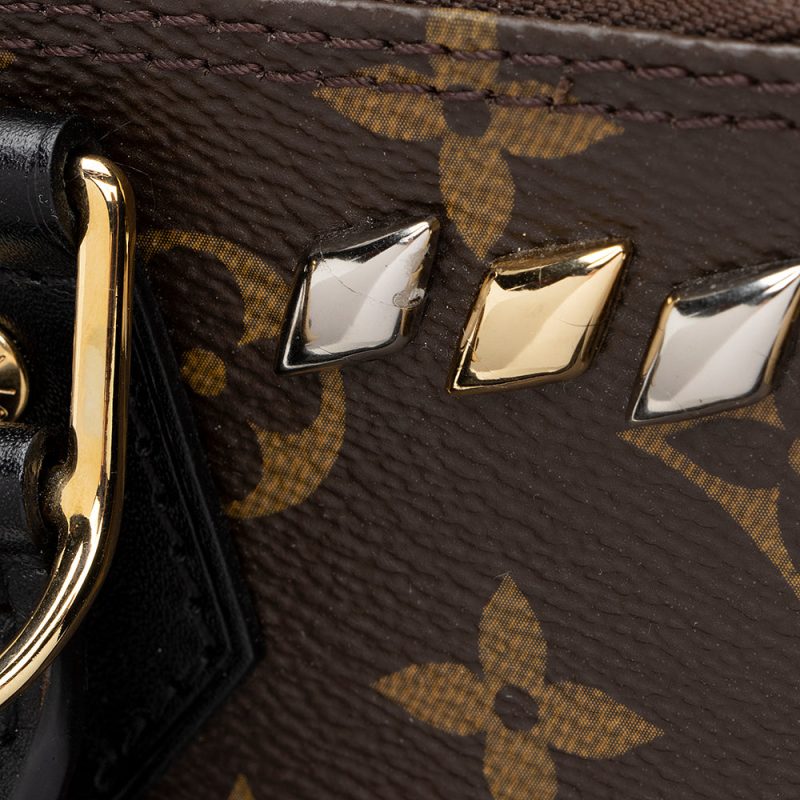 Louis Vuitton Monogram Canvas Metal Stones Alma PM Satchel (SHF-20970) - Image 11