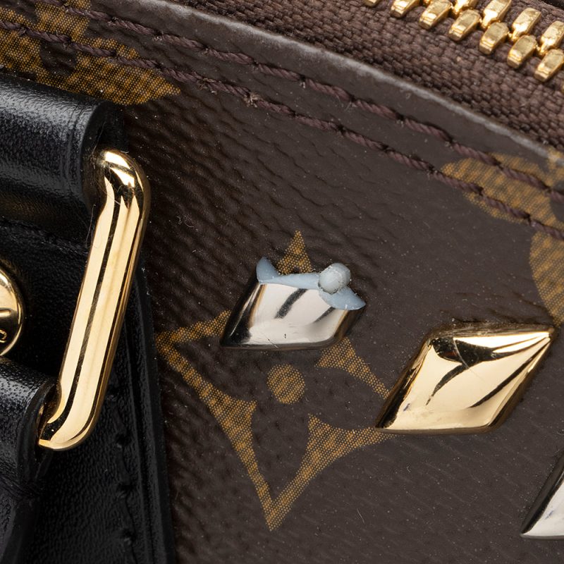 Louis Vuitton Monogram Canvas Metal Stones Alma PM Satchel (SHF-20970) - Image 12
