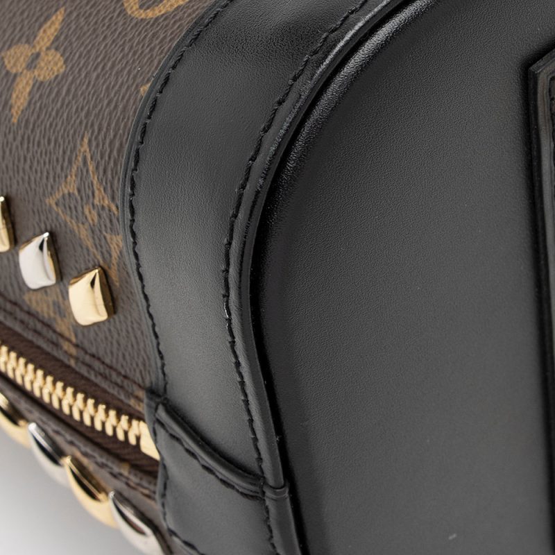 Louis Vuitton Monogram Canvas Metal Stones Alma PM Satchel (SHF-20970) - Image 13