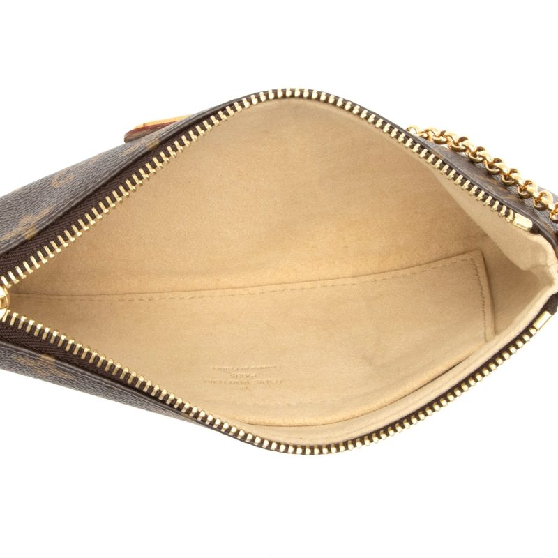 Louis Vuitton Monogram Canvas Milla MM Pochette (SHF-23941) - Image 6