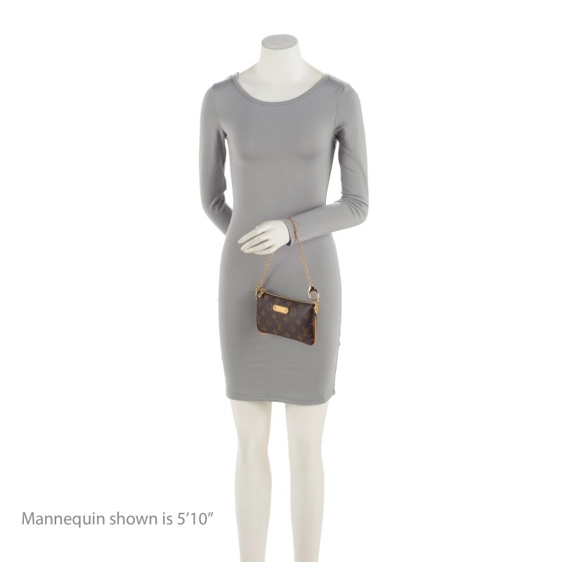 Louis Vuitton Monogram Canvas Milla MM Pochette (SHF-23941) - Image 4