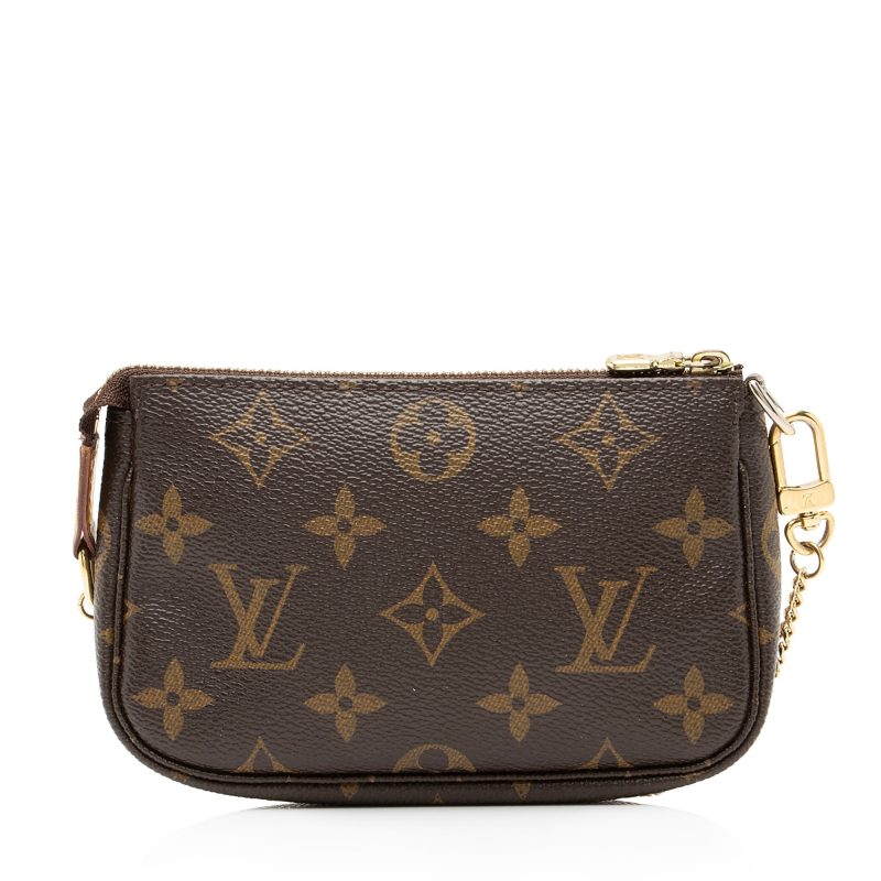 Louis Vuitton Monogram Canvas Mini Pochette Accessoires (SHF-23863) - Image 2